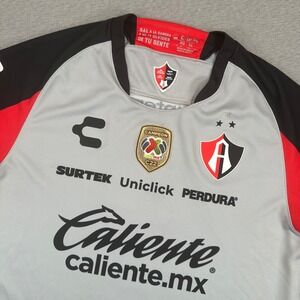Charly Atlas FC 2022-23 Away Jersey Mens XL Grey Liga MX Campeon C22 Patch